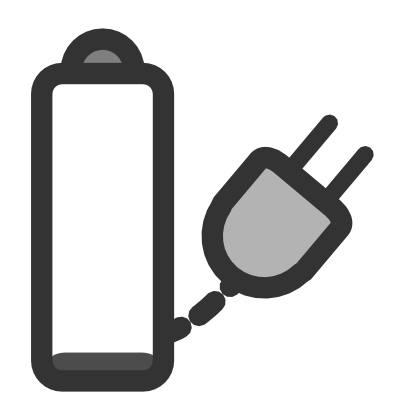 Download free plug electric battery pile electricity icon